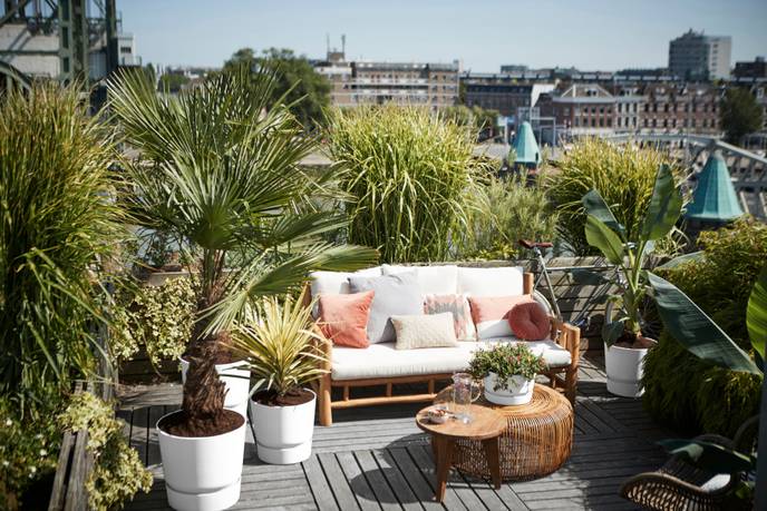 greenville rond 47cm blanc